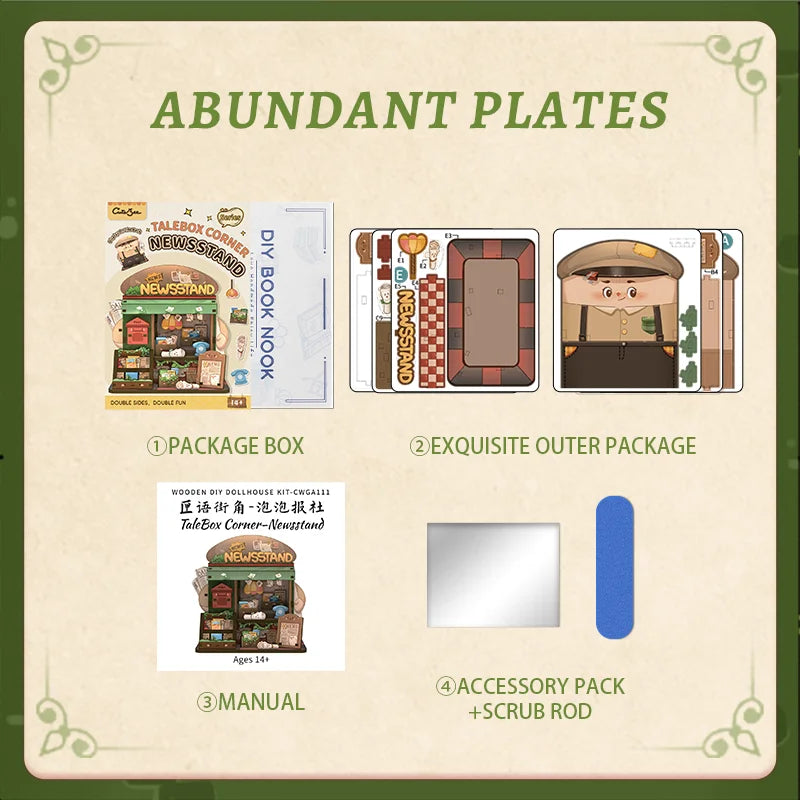 Newsstand Corner DIY Miniature House Kit - View 12 of 14