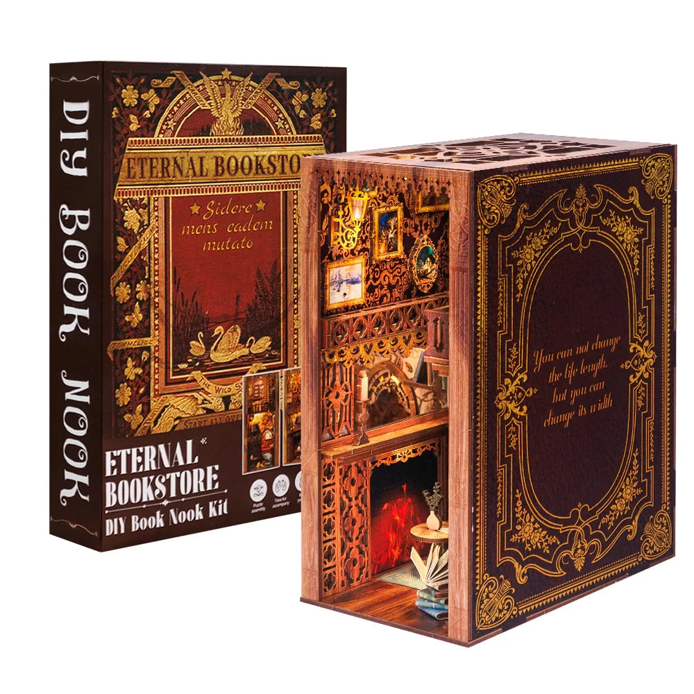 CUTEBEE Book Nook Kit Sets