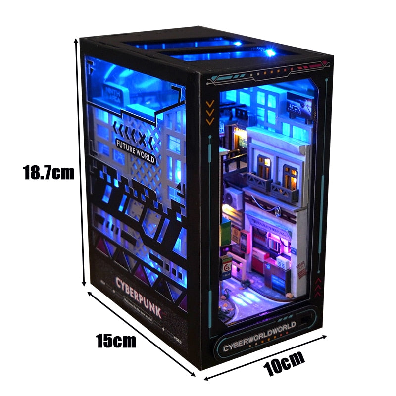 Cyberpunk World DIY Book Nook Kit