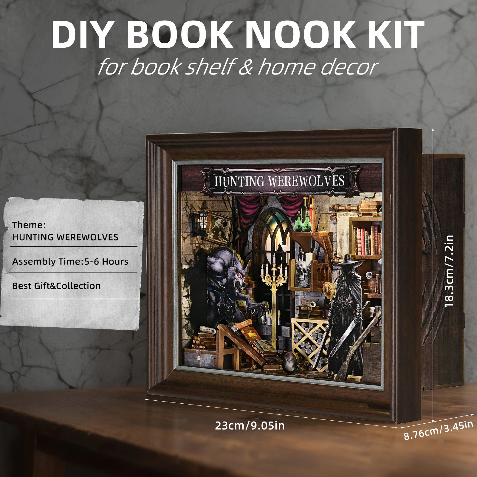 Werewolf Hunter DIY Book Nook Kit - Complete DIY Kit