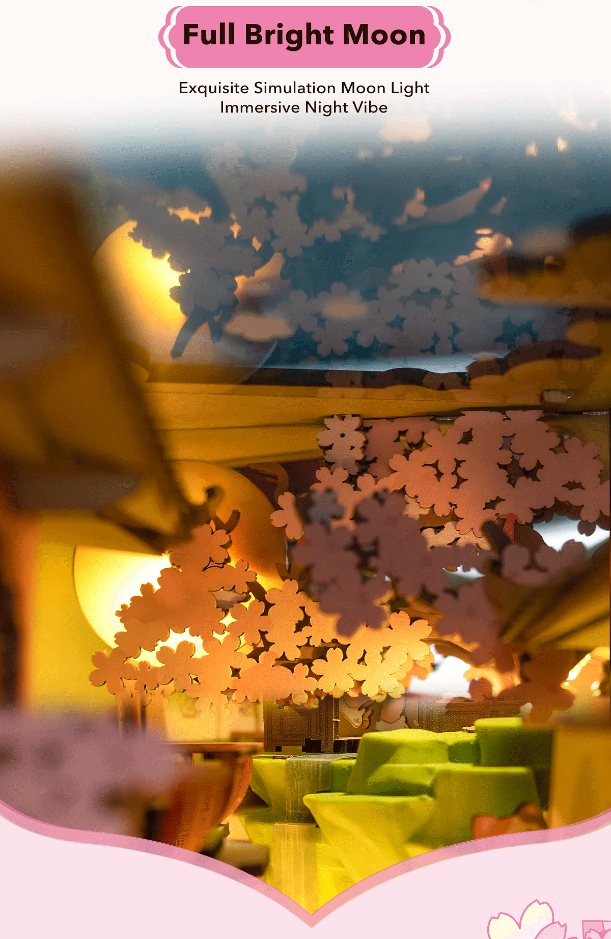 Rolife Falling Sakura Book Nook Kit
Step