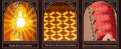 Tg Series Gothic Architecture Building 3 book nook kit – view 17