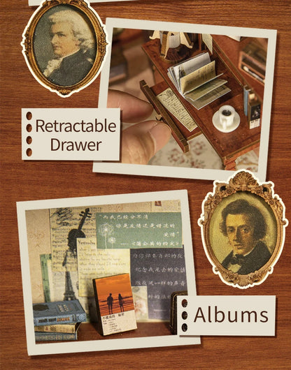 CUTEBEE Book Nook Kit Sets