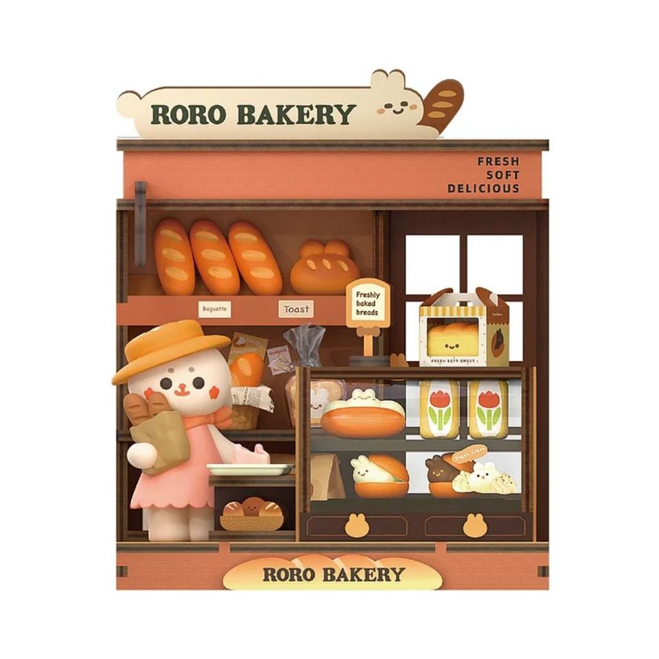 Robotime Rolife Roro Bakery DIY Dollhouse Kit.