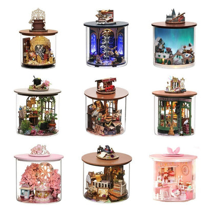 DIY Mini Casa Magic Greenhouse Garden Dollhouse Kit