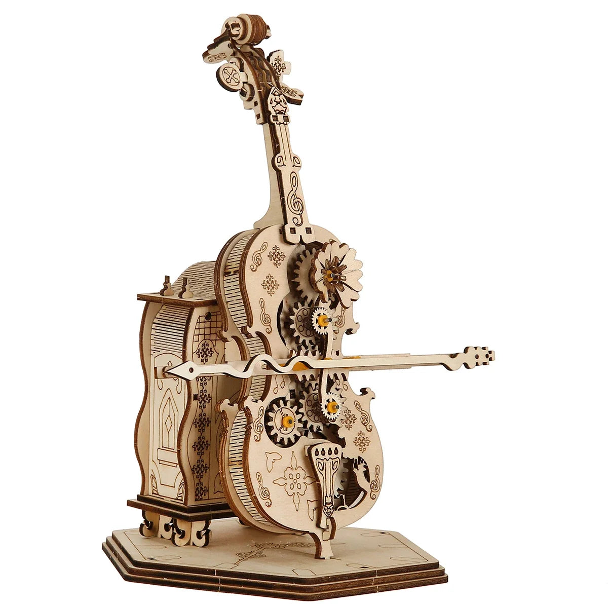 Violoncello 3D Car Scale Model Model 3d wooden puzzle – detailed view