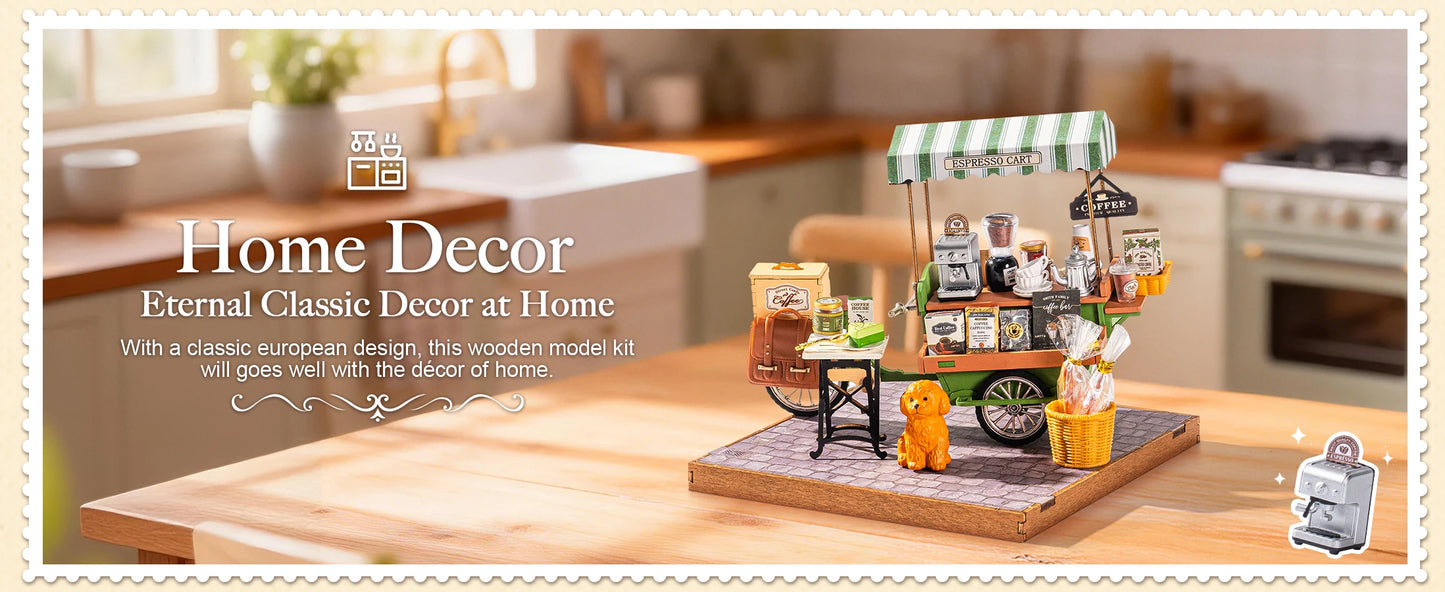 Vienna Bookstore Foldable 2 Story European miniature house kit – view 17