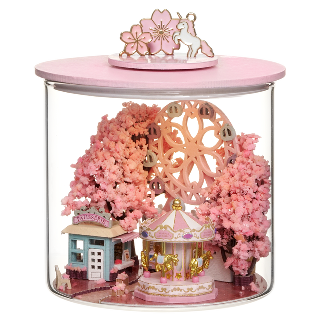 DIY Mini Casa Magic Greenhouse Garden Dollhouse Kit