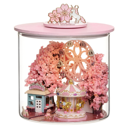 DIY Mini Casa Magic Greenhouse Garden Dollhouse Kit