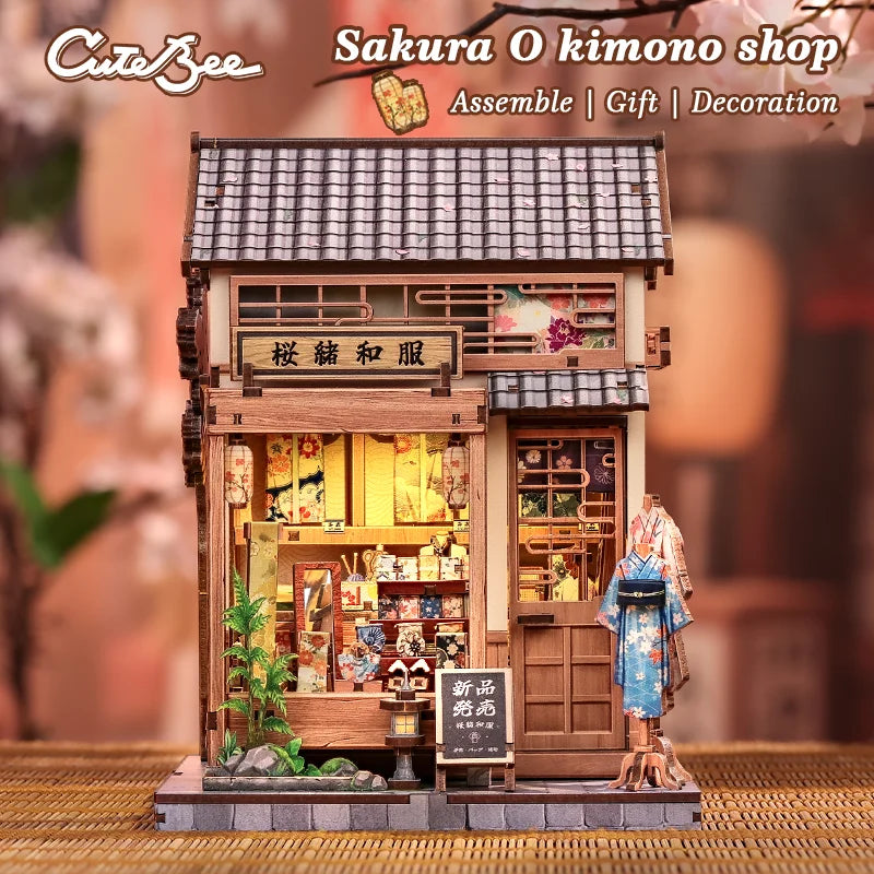 Bookshelf Insert book nook kit by Cutebee – complete kit