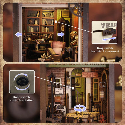 Rose Detective Agency DIY Book Nook Kit