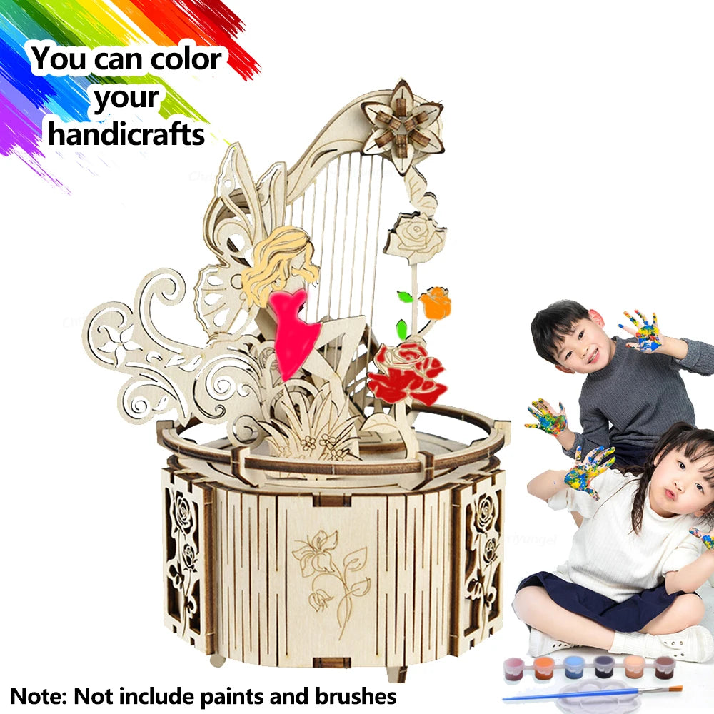 Moon Star Model Rotating 3d wooden puzzle – view 18