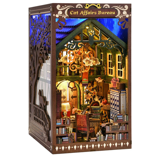 Cat Affairs Bureau Miniature Book Nook Kit