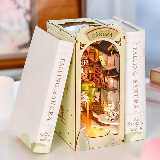 Rolife Falling Sakura Book Nook Kit
Step