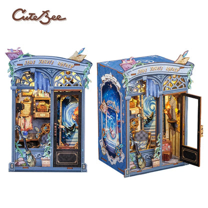 Wooden book nook kit – display setup