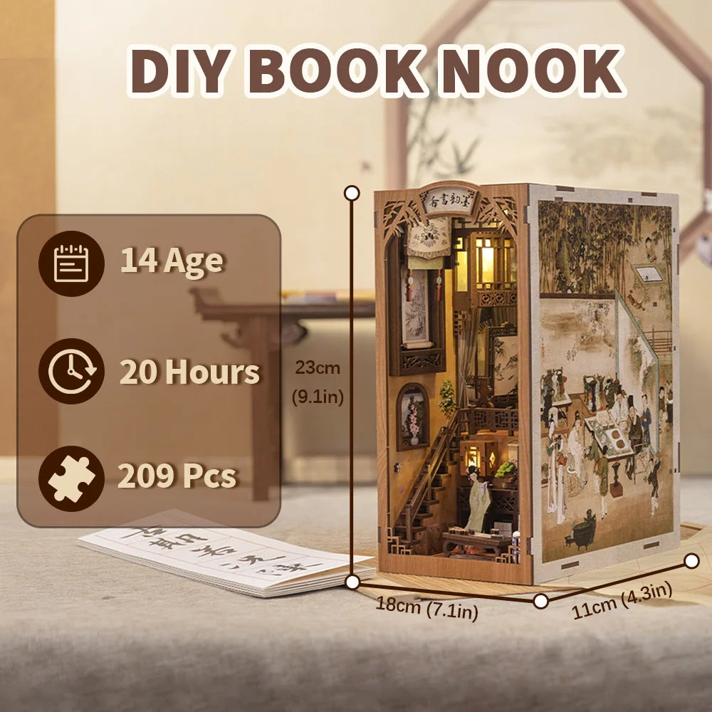 CUTEBEE Book Nook Kit Sets