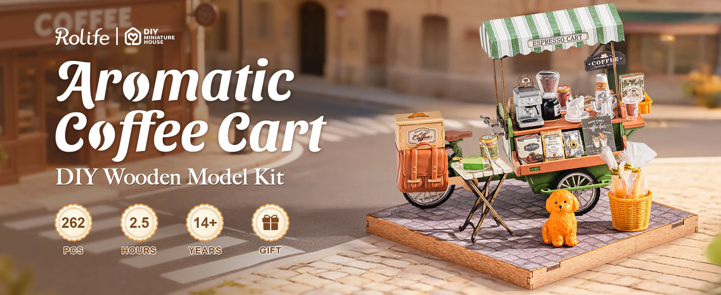 Vienna Bookstore Foldable 2 Story European miniature house kit – view 13