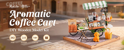 Vienna Bookstore Foldable 2 Story European miniature house kit – view 13