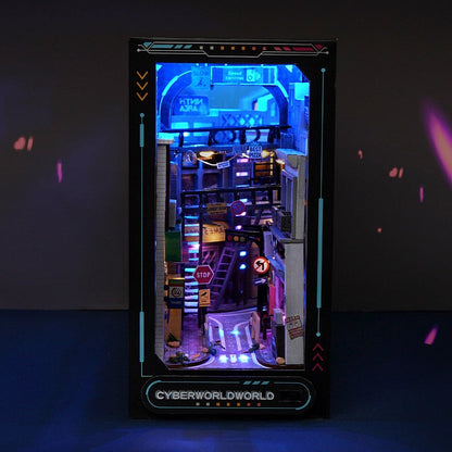 Cyberpunk World DIY Book Nook Kit