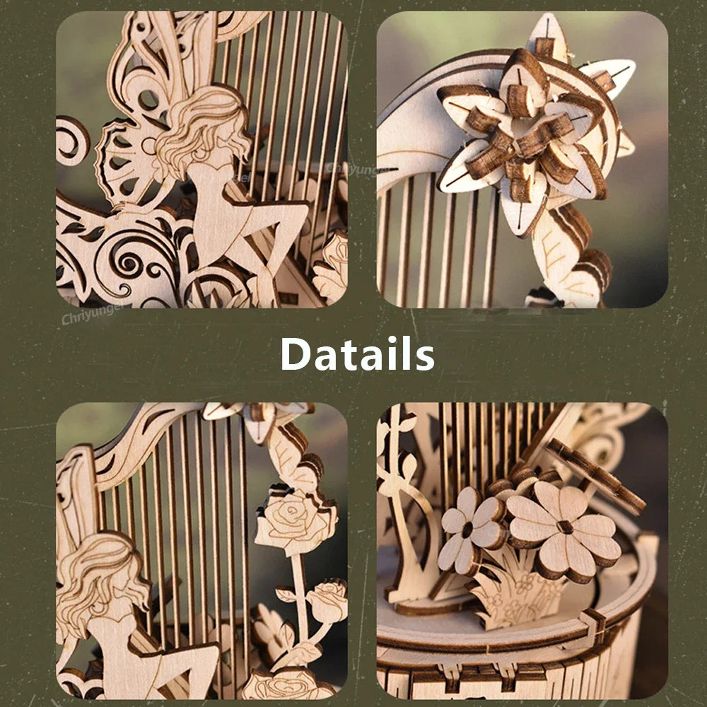 Moon Star Model Rotating 3d wooden puzzle – view 22