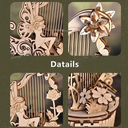 Moon Star Model Rotating 3d wooden puzzle – view 22