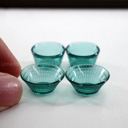 1:6 Miniature Dollhouse Glassware Set – Decanters & Cups
