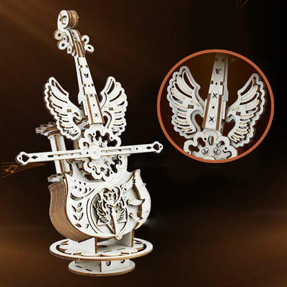 Wooden Cello Model Violin Building 3d wooden puzzle – view 21