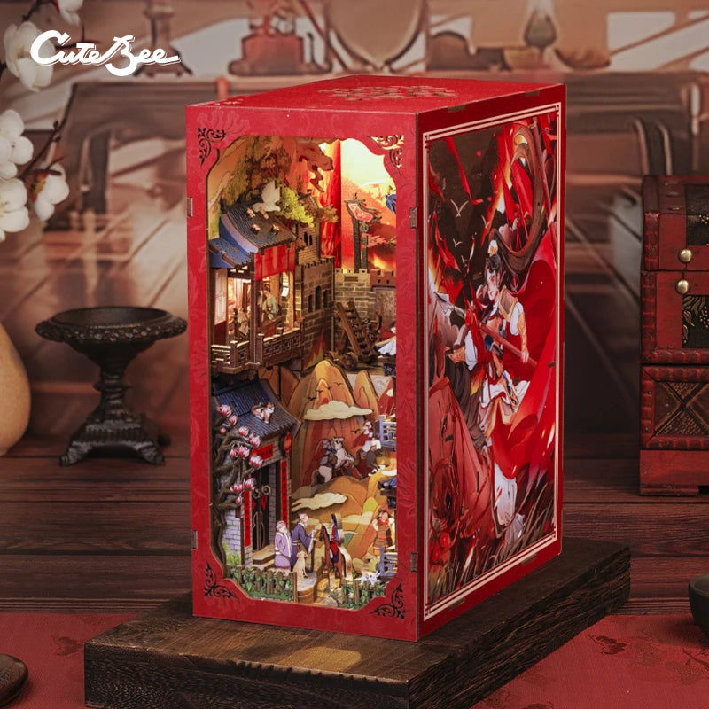 Legend of Mulan DIY Book Nook Kit - Detailed View