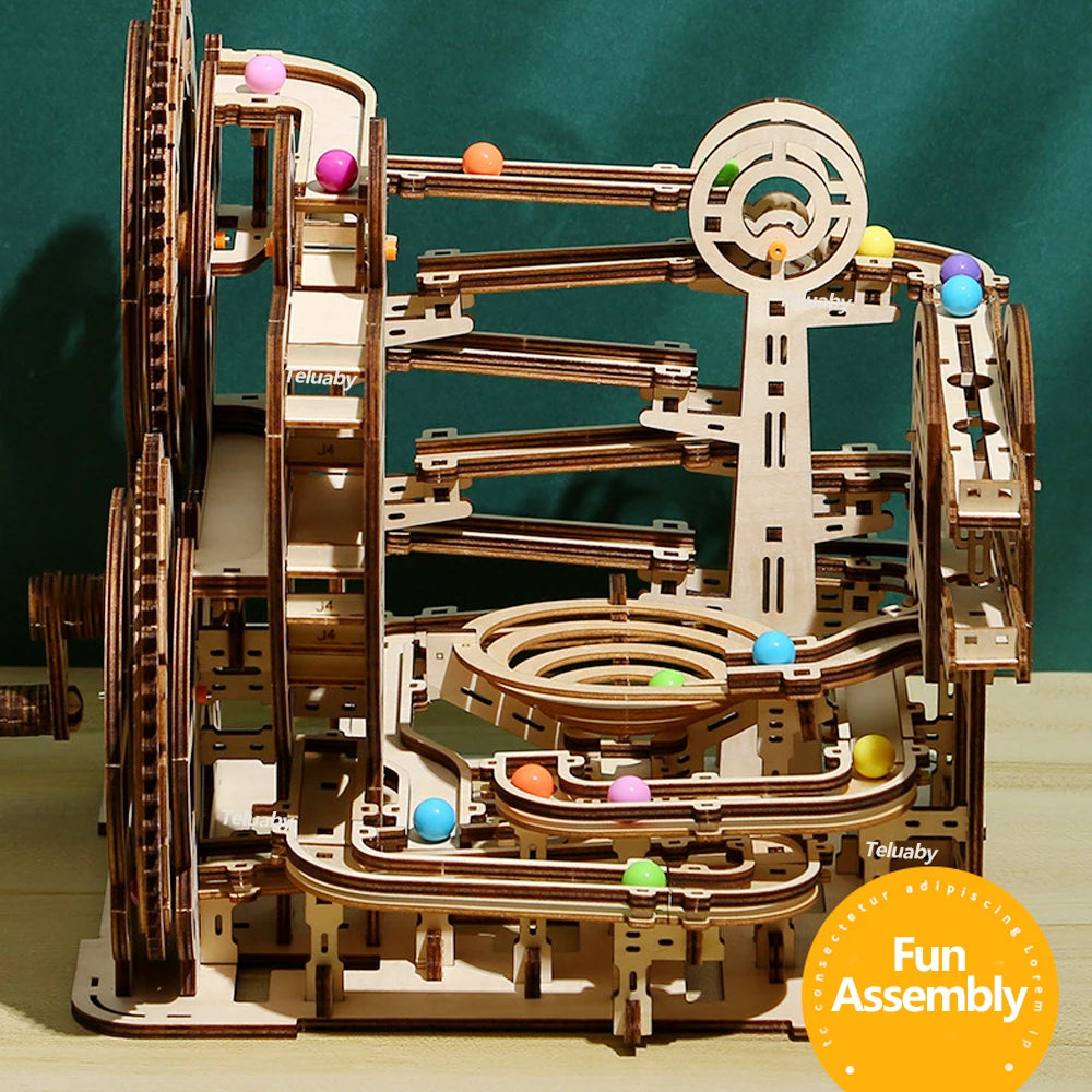 Marble Runs Mechanical Puzzles Self 3d wooden puzzle – view 29
