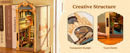 Robotime Romantic Venice Book Nook Kit