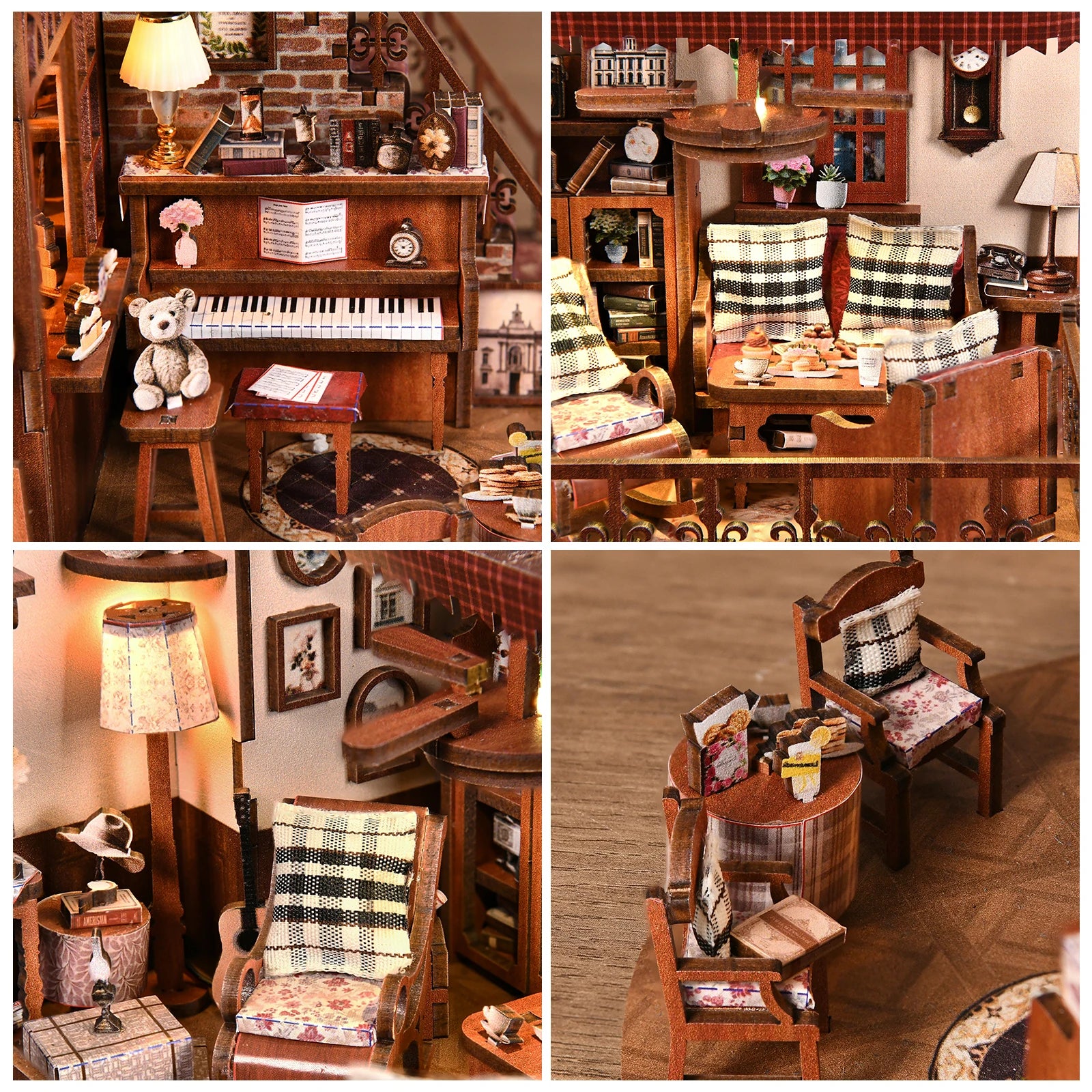 Cute Cake Shop DIY Book Nook Kit - Finished Display