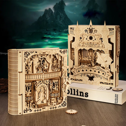 Book of Secrets Wooden 3d wooden puzzle – complete kit