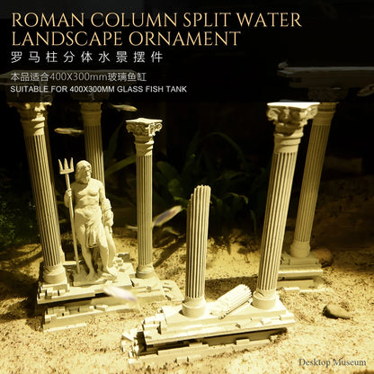 Roman Architecture Resin Statue book nook kit – view 11