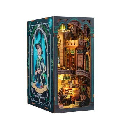 Miniature Wooden book nook kit – building process