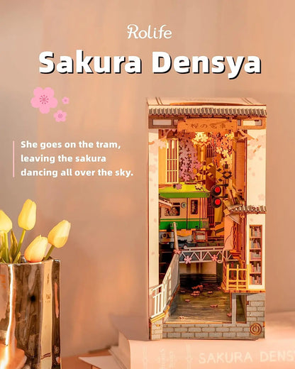 Sakura Densya DIY Book Nook Kit