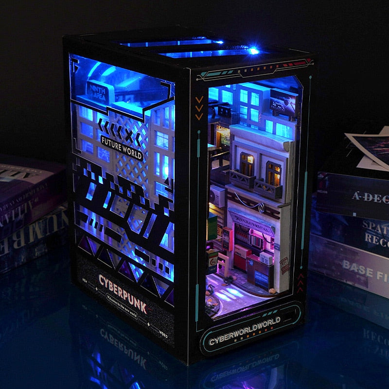Cyberpunk World DIY Book Nook Kit