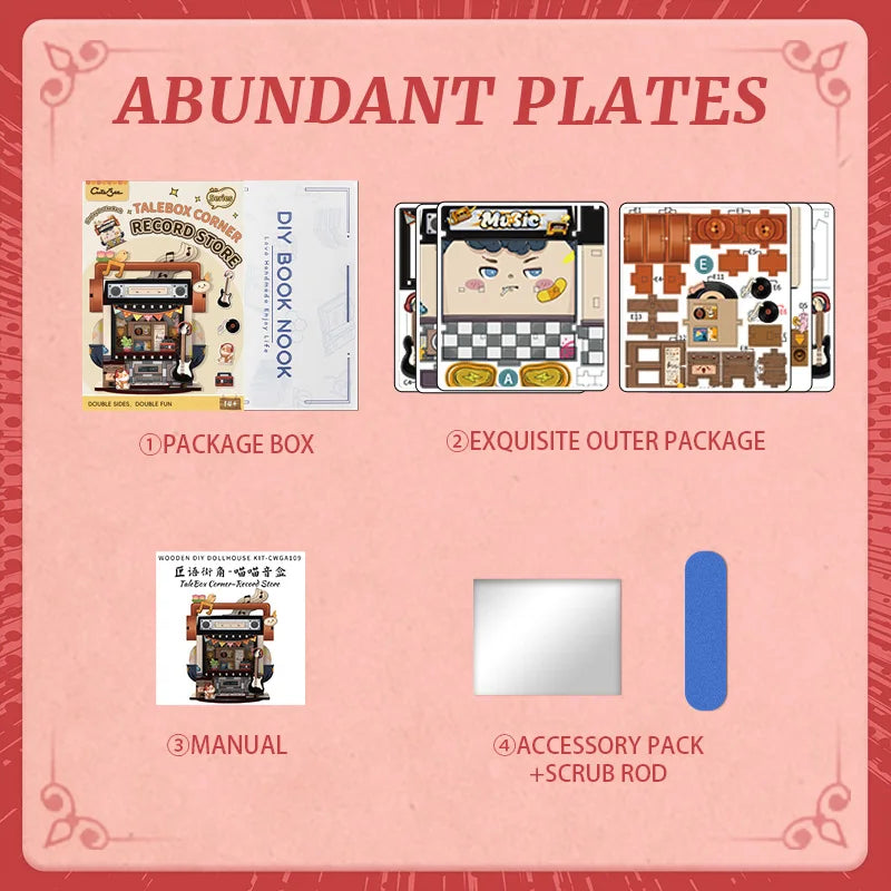 Record Store Corner DIY Miniature House Kit - View 11 of 13