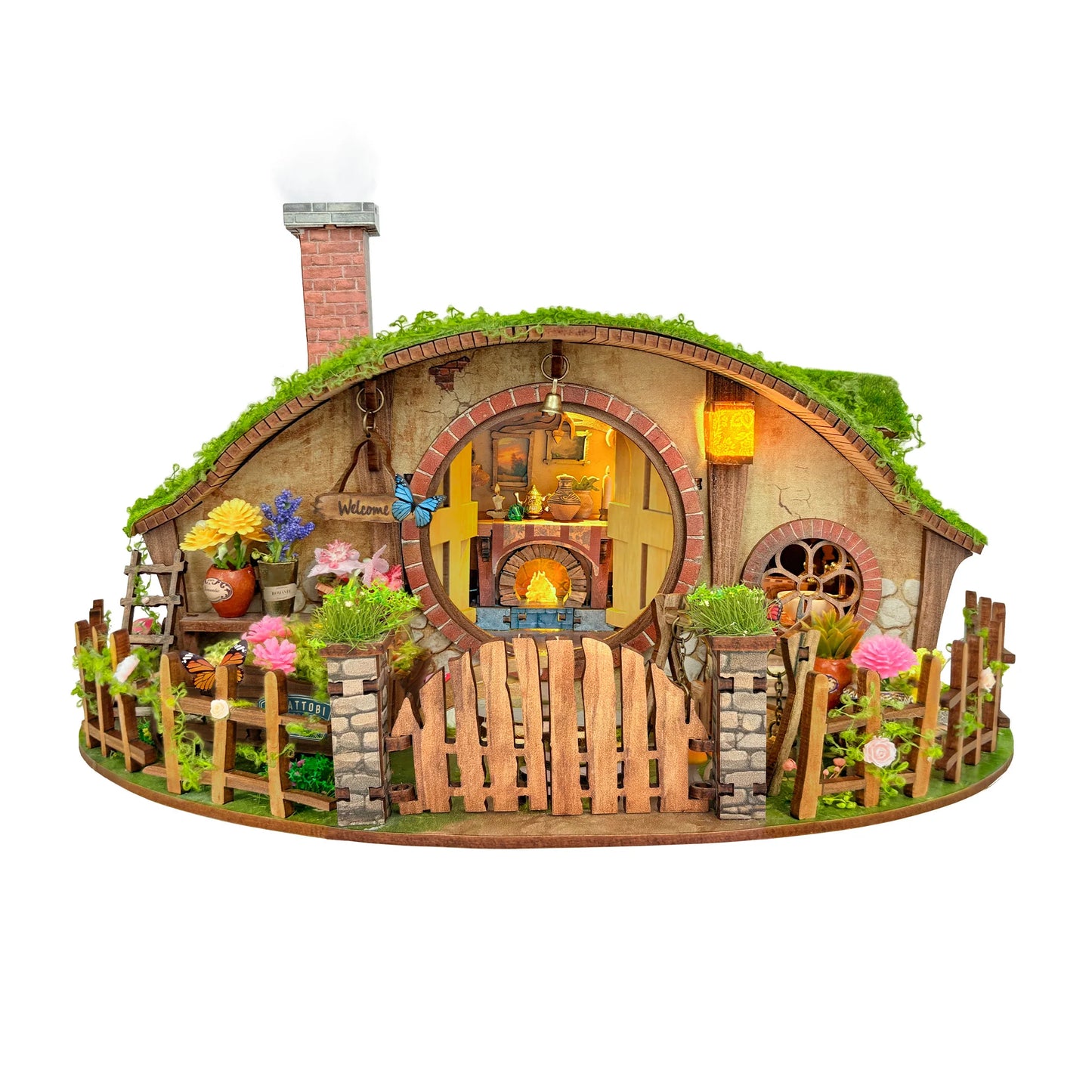 Magic Ring House DIY Book Nook Kit (Hobbit Style Miniature)