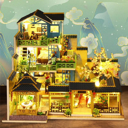 Japanese Garden DIY Dollhouse Kit