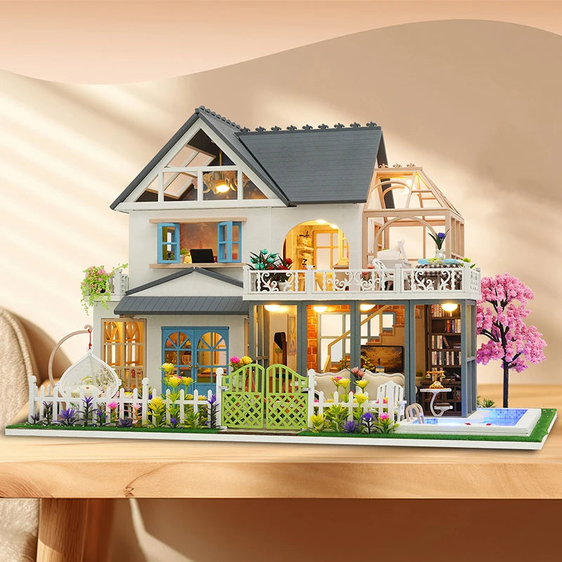 Modern Villa DIY Miniatyrhuskit