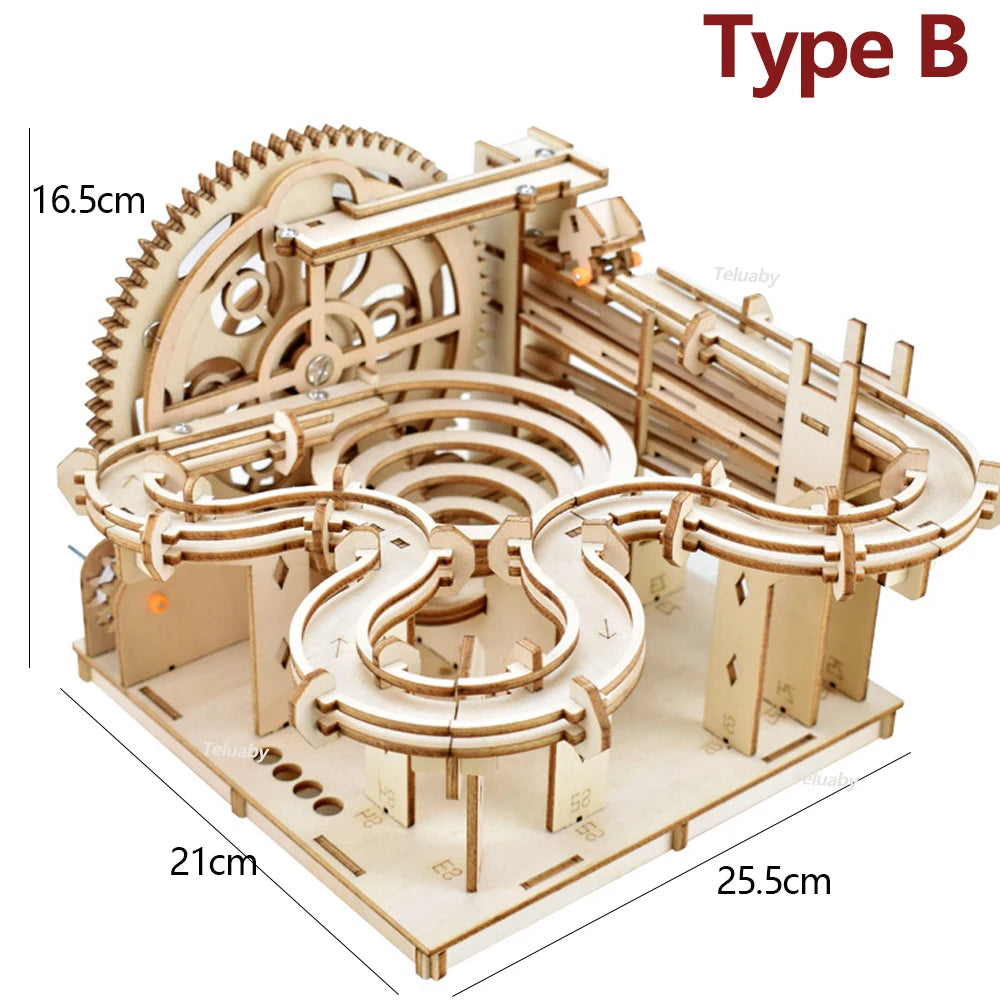 Marble Runs Mechanical Puzzles Self 3d wooden puzzle – view 20