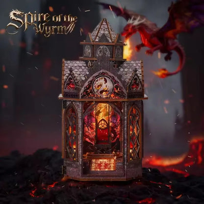 Spire of the Wyrm DIY Book Nook Kit