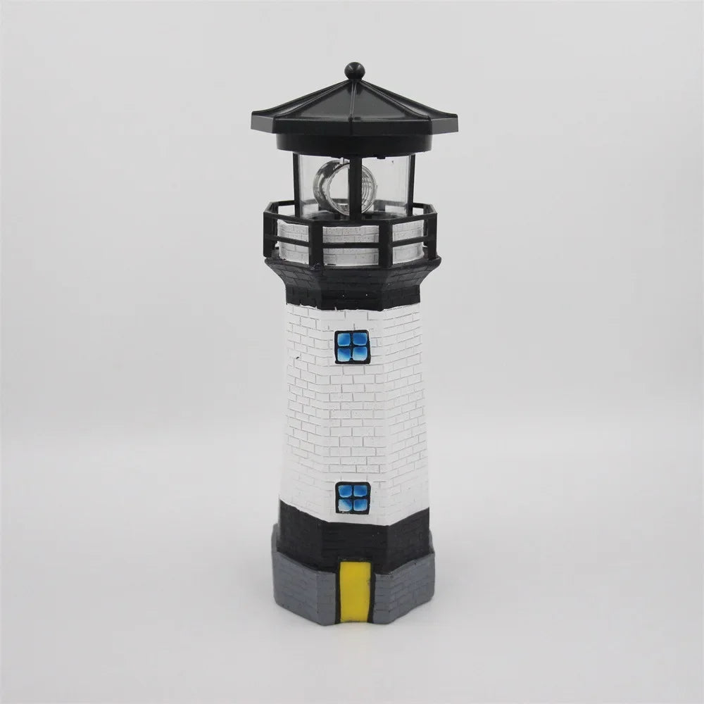 Solar Rotating Lighthouse Decor book nook kit – detailed view