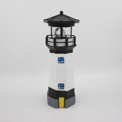 Solar Rotating Lighthouse Decor book nook kit – detailed view