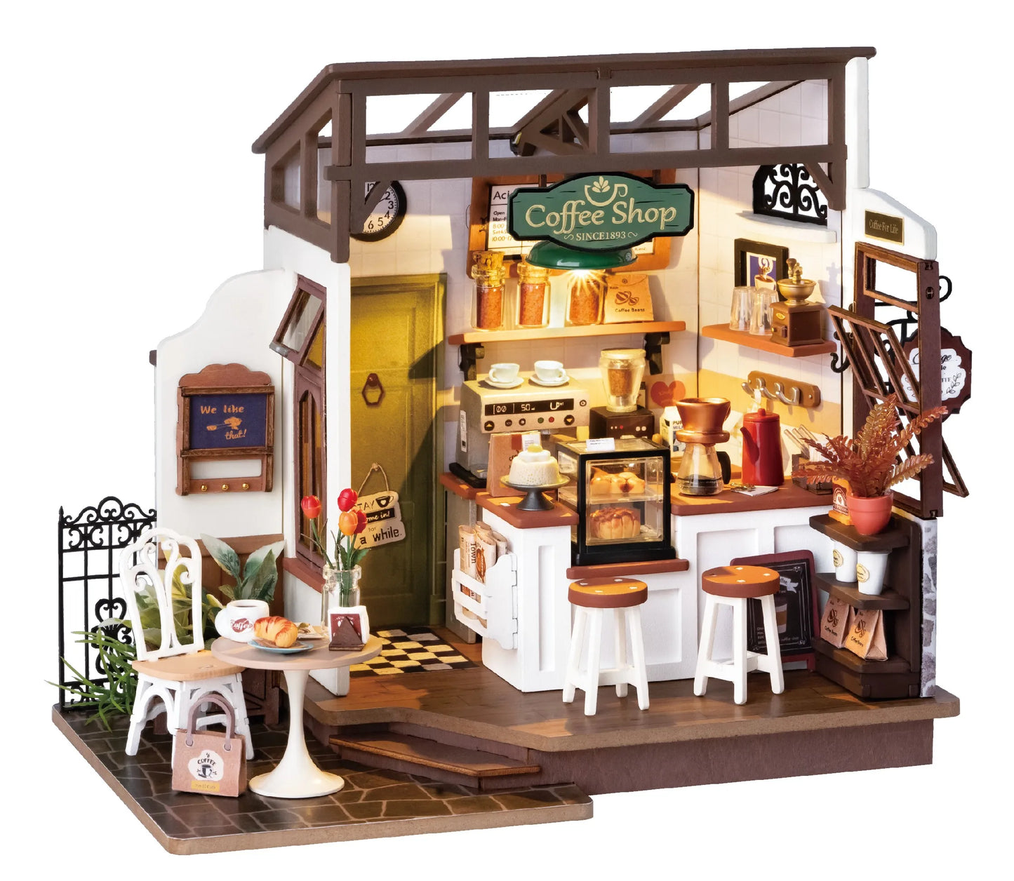 Rolife No.17 Café Miniature House Kit