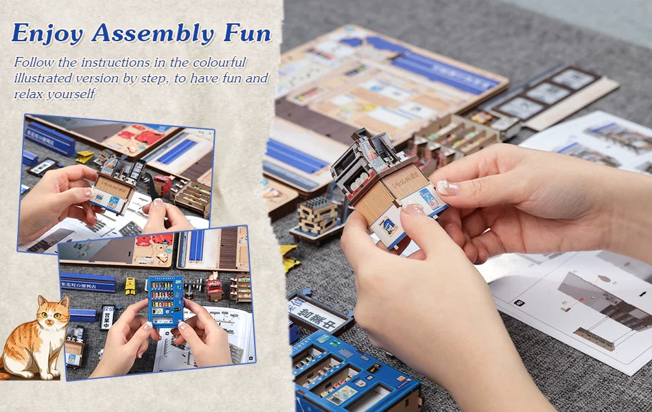 3D book nook kit – view 21