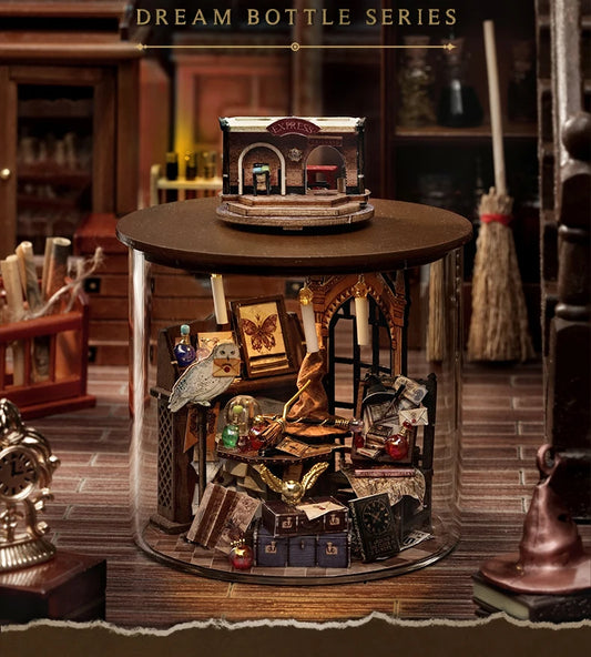 Cozy Bedroom Loft miniature house kit – complete kit