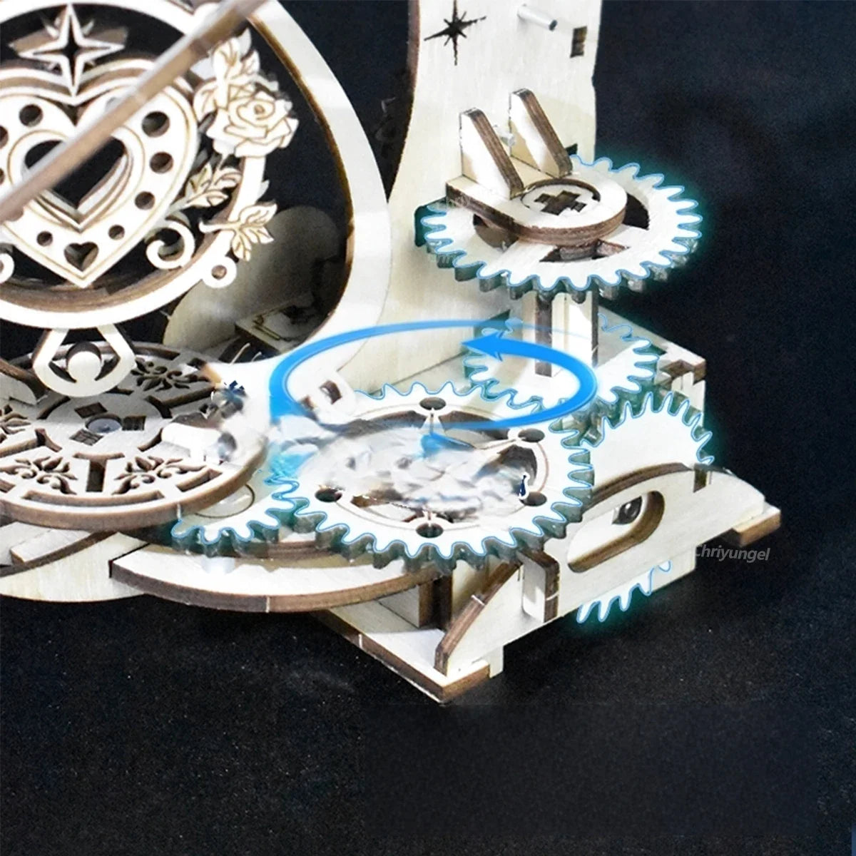 Moon Star Model Rotating 3d wooden puzzle – view 34