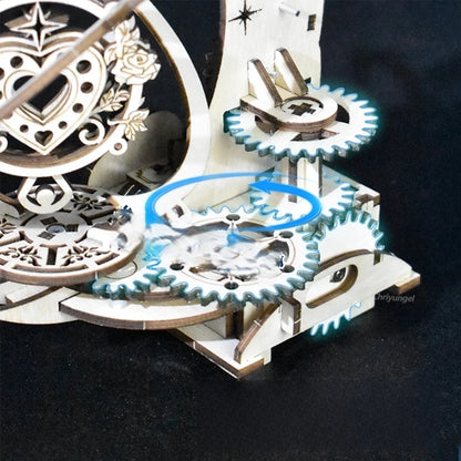 Moon Star Model Rotating 3d wooden puzzle – view 11