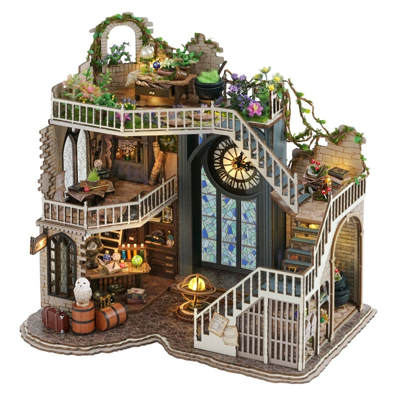 Magic House 003 DIY Wooden Doll House - Mycutebee